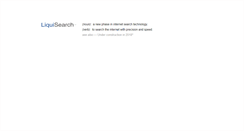 Desktop Screenshot of liquisearch.com